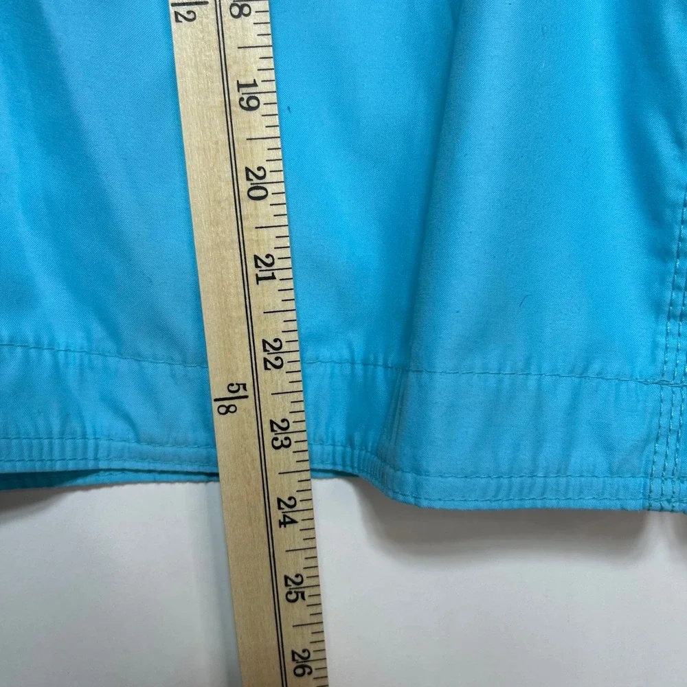 Vintage Y2K Abercrombie & Fitch Blue Board Shorts Puffy Bubble‎ Spellout Logo M